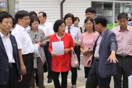 송죽동&#44; 안심마을 시범사업 대상지 안전행정부 현장실사